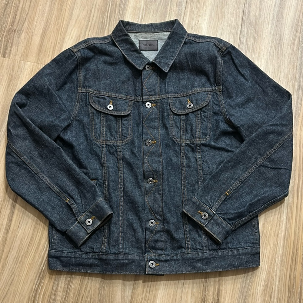 Vince Self Edge Denim Jacket